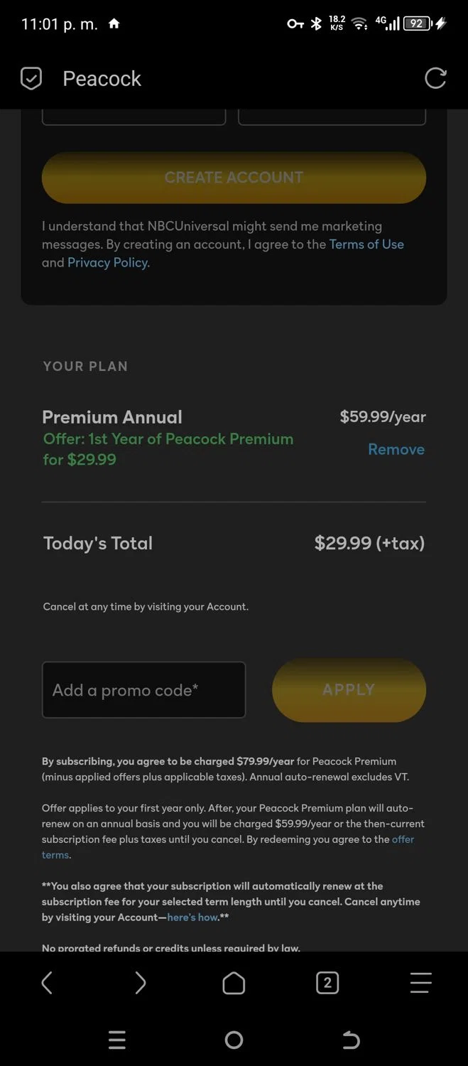 Peacock TV Promo Codes & Black Friday 2024 Deals 20 Off