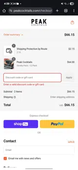 PREORDER10 coupon verification screenshot