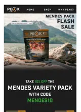 MENDES10 coupon verification screenshot