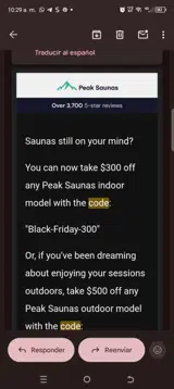 Black-Friday-300 coupon verification screenshot