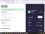 Peaks Curative coupon verification screenshot