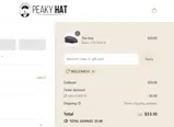 WELCOME10 coupon verification screenshot
