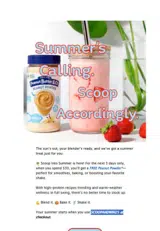 SCOOPANDWIN25 coupon verification screenshot