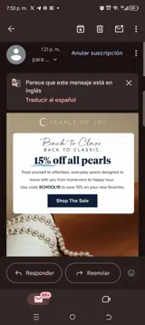 School15 coupon verification screenshot