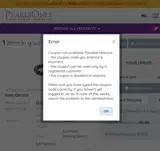 BLACK20 coupon verification screenshot
