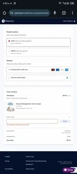 VCUSAVE25 coupon verification screenshot