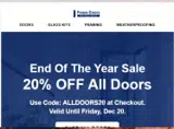 ALLDOORS20 coupon verification screenshot