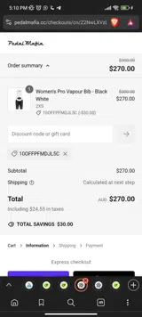 10OFFPFMDJL5C coupon verification screenshot