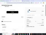 Pedestrian Project coupon verification screenshot