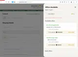 WELCOME10 coupon verification screenshot