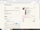 Peg and Awl coupon verification screenshot