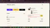 Peg and Awl coupon verification screenshot