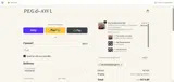 Peg and Awl coupon verification screenshot