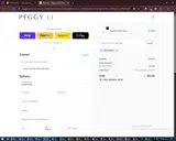 Peggy Li Creations coupon verification screenshot