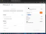 Peggy Li Creations coupon verification screenshot