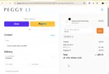 Peggy Li Creations coupon verification screenshot