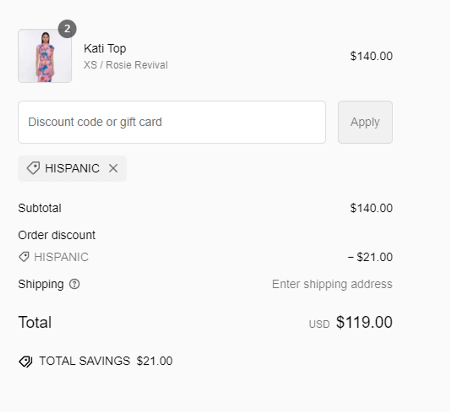 Peixoto checkout page showing Peixoto promo code box | Screenshot taken by SimplyCodes community member on Sep 19, 2024