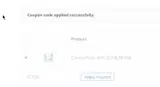 PekCura Labs coupon verification screenshot