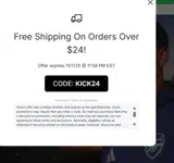 Pelé Soccer coupon verification screenshot