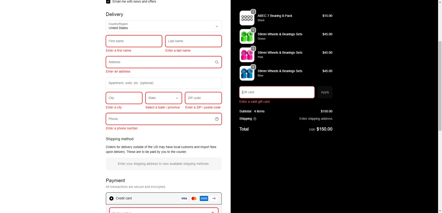 Penny Skateboards coupon code screenshot showing code LETSROLL10 applied at Penny Skateboards checkout page. Uploaded by SimplyCodes community member SilverChaser3269 on Sep 26, 2025
