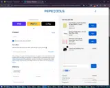 Pepetools coupon verification screenshot