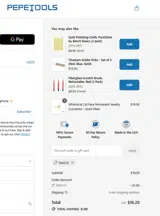 Pepetools coupon verification screenshot