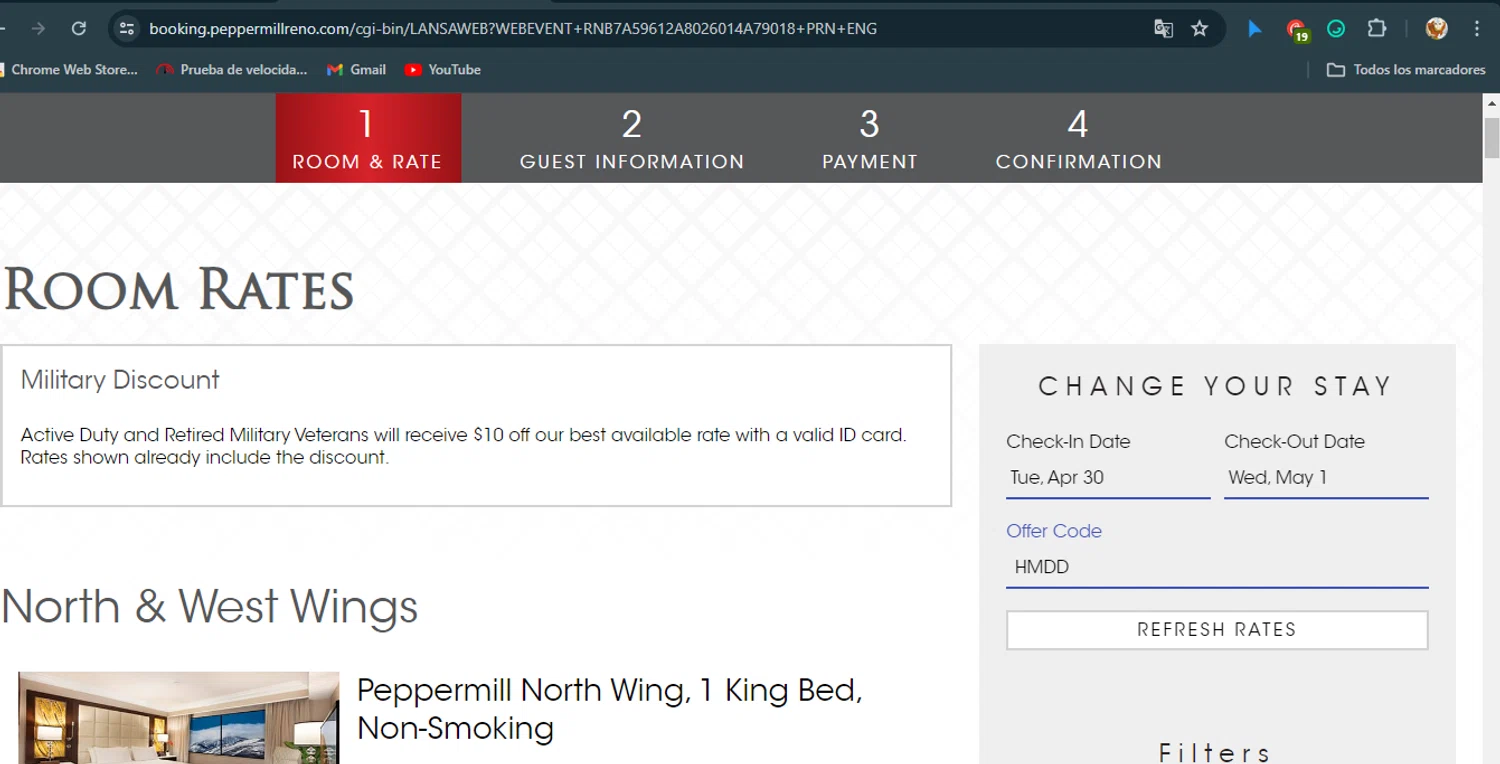 Peppermill Reno Discount Codes 10 Off September 2024