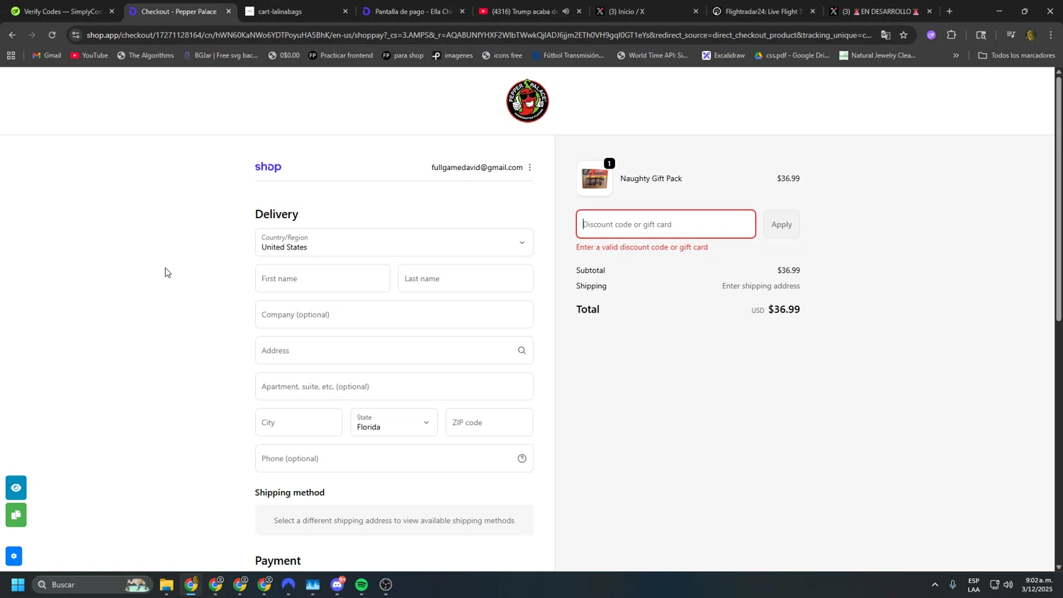 Pepper Palace discount code screenshot showing code CYBER2025 applied at Pepper Palace checkout page. Uploaded by SimplyCodes community member kakakakakka on Dec 3, 2025