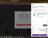 Peptide Labs X coupon verification screenshot
