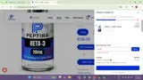Peptira coupon verification screenshot