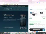 Peptora coupon verification screenshot
