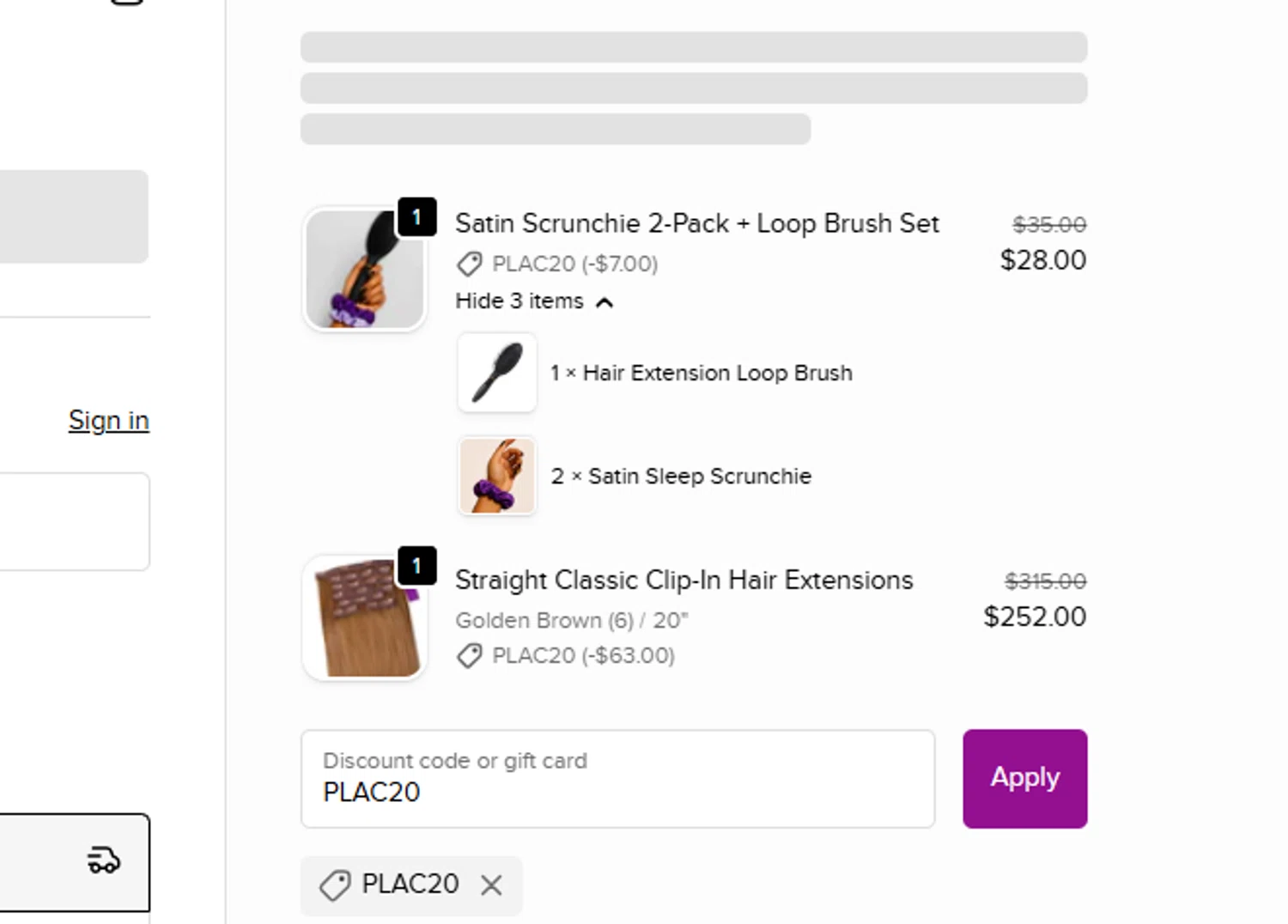Perfect Locks coupon code screenshot showing code PLAC20 applied at Perfect Locks checkout page. Uploaded by SimplyCodes community member MrWolf on Nov 23, 2025