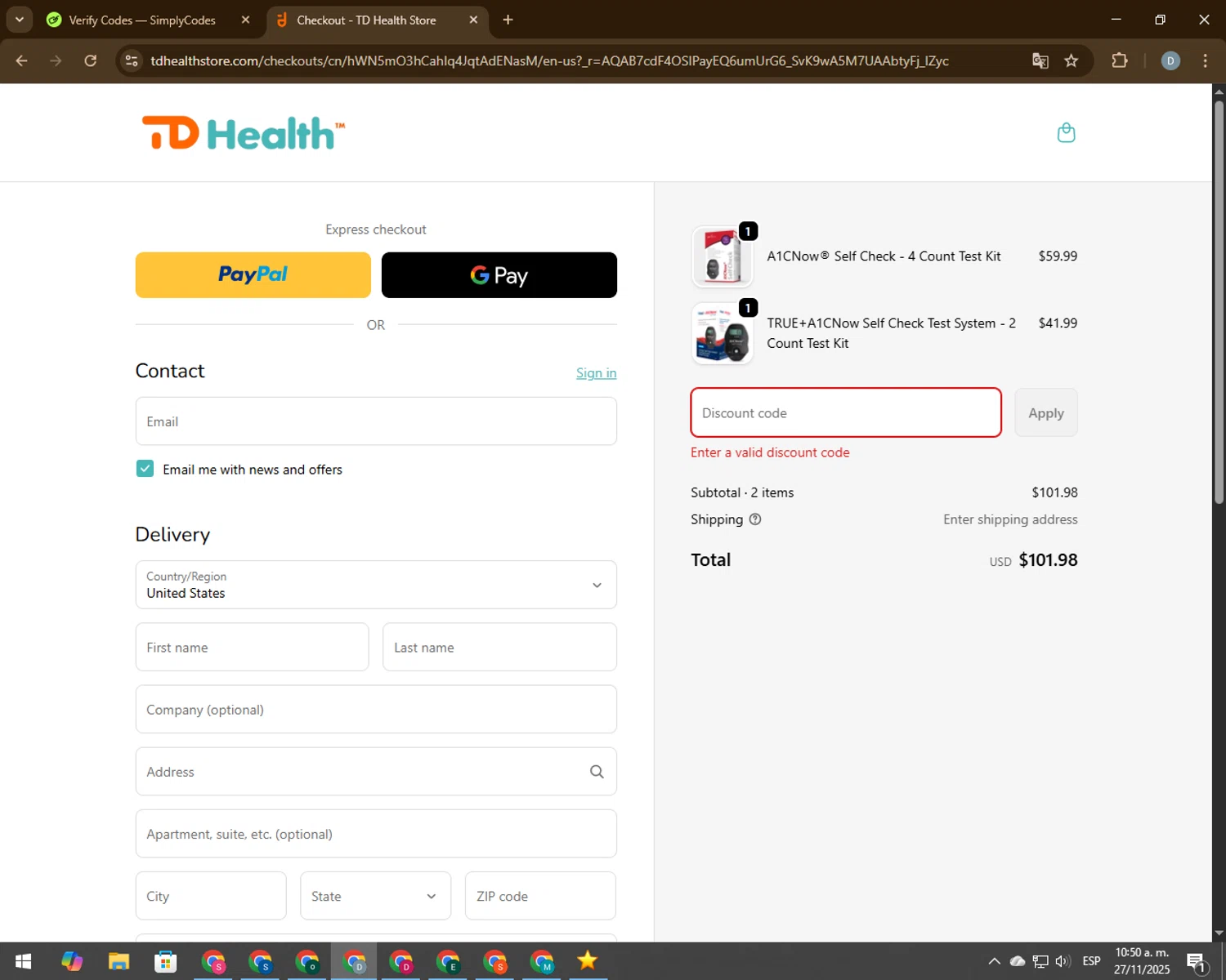 Perfect Moment promo code screenshot showing code perfect15 applied at Perfect Moment checkout page. Uploaded by SimplyCodes community member 00000056 on Nov 27, 2025