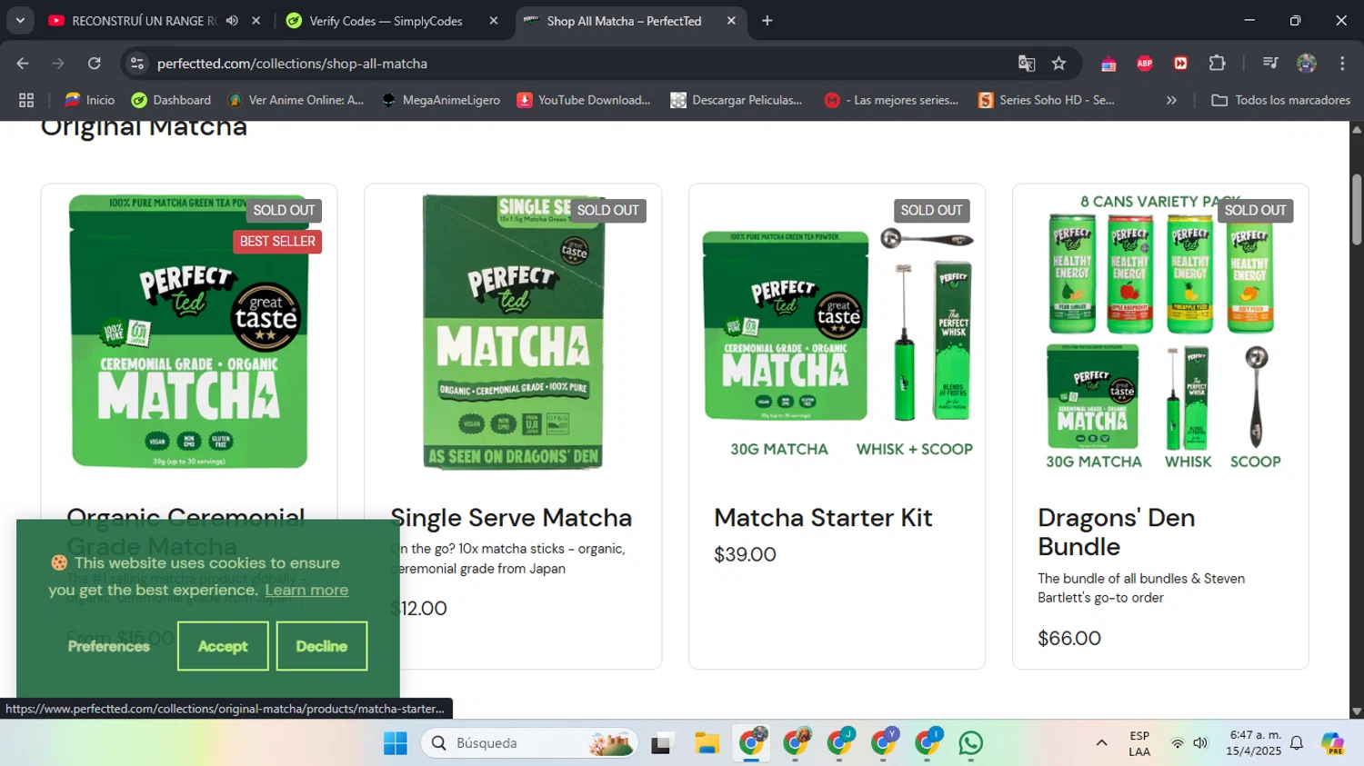 PerfectTed discount code screenshot showing code DIARY40 applied at PerfectTed checkout page. Uploaded by SimplyCodes community member LGGG2105 on Apr 15, 2025