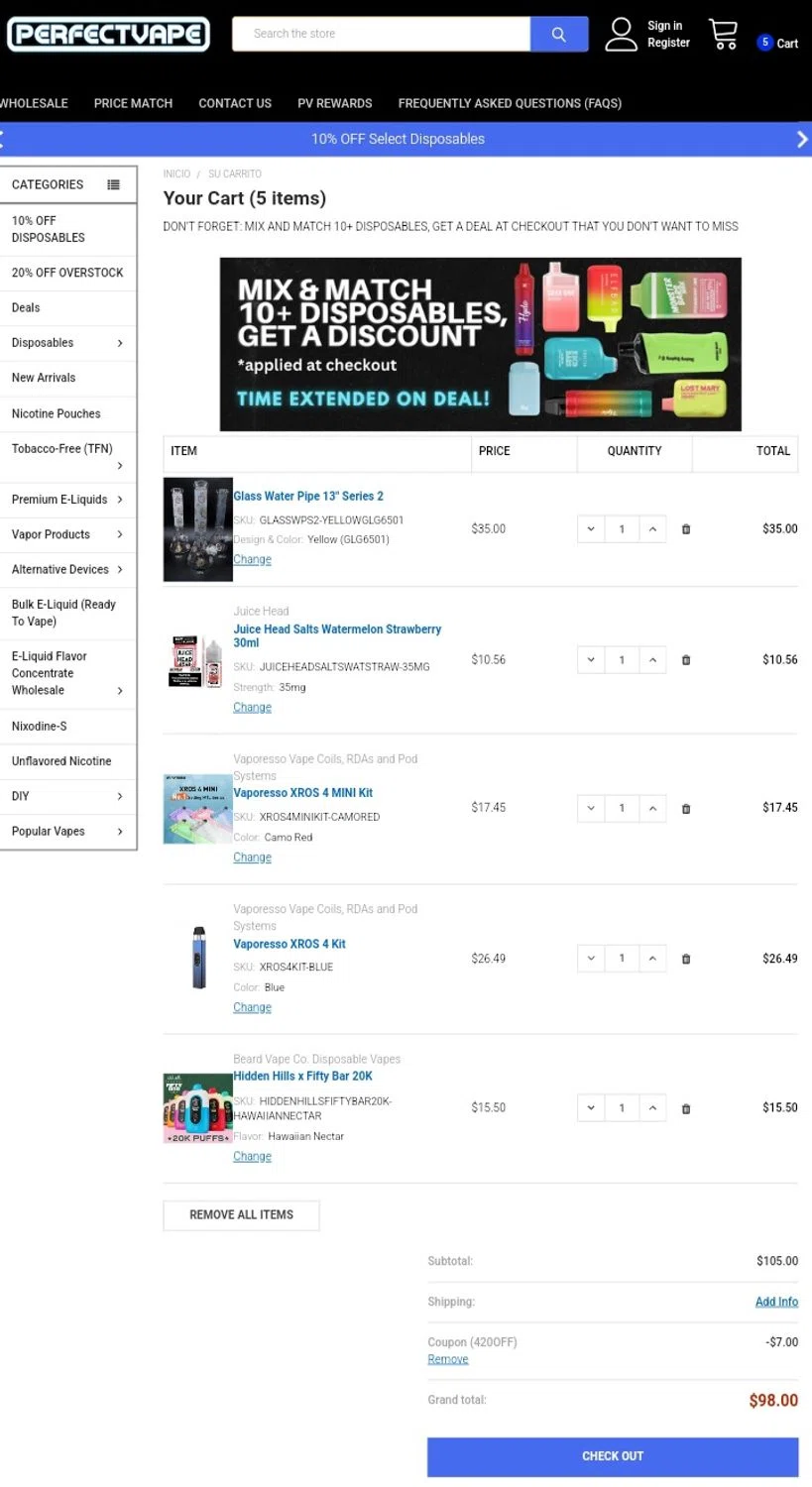 Perfect Vape Coupon Codes 2 Off Coupons in August 2024 SimplyCodes