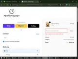 Perfumology coupon verification screenshot