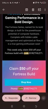 B1RZTHLE71 coupon verification screenshot
