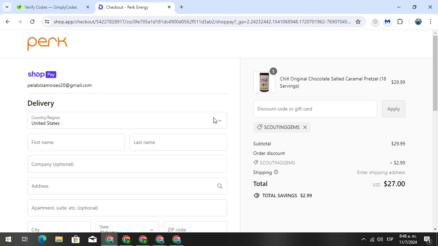 Perk Energy Promo Codes 10 Off July 2024