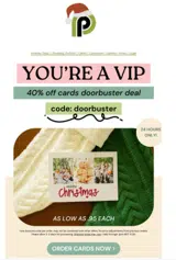 doorbuster coupon verification screenshot