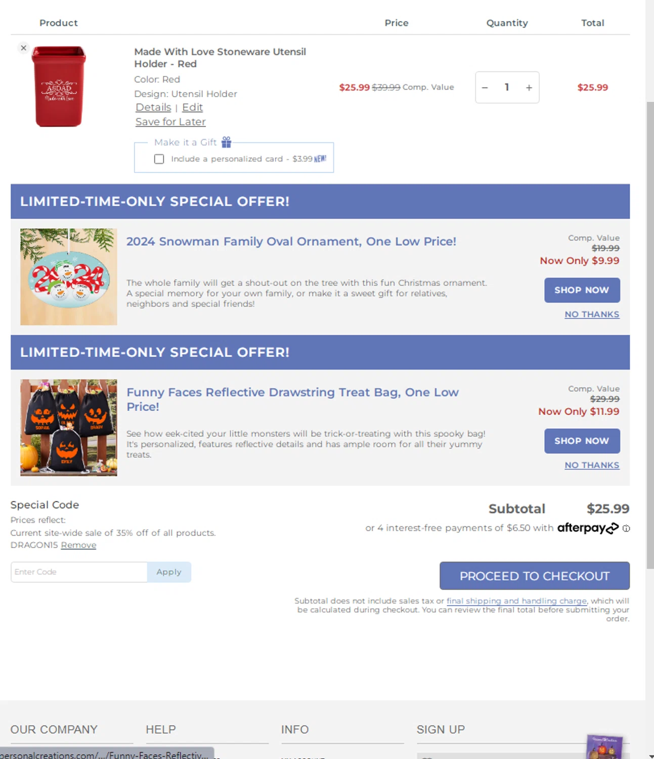 Personal Creations Coupon Codes - $40 Off | November 2024