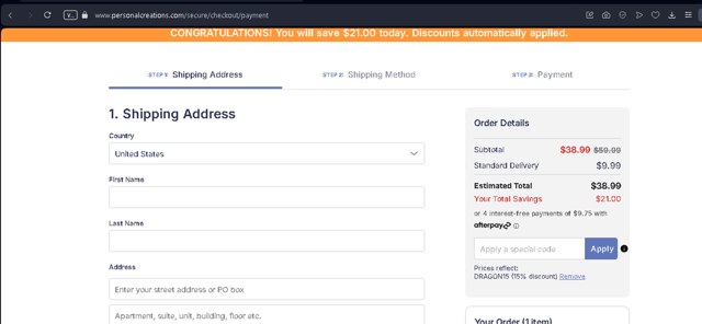 Personal Creations Coupon Codes - 50% Off | December 2024