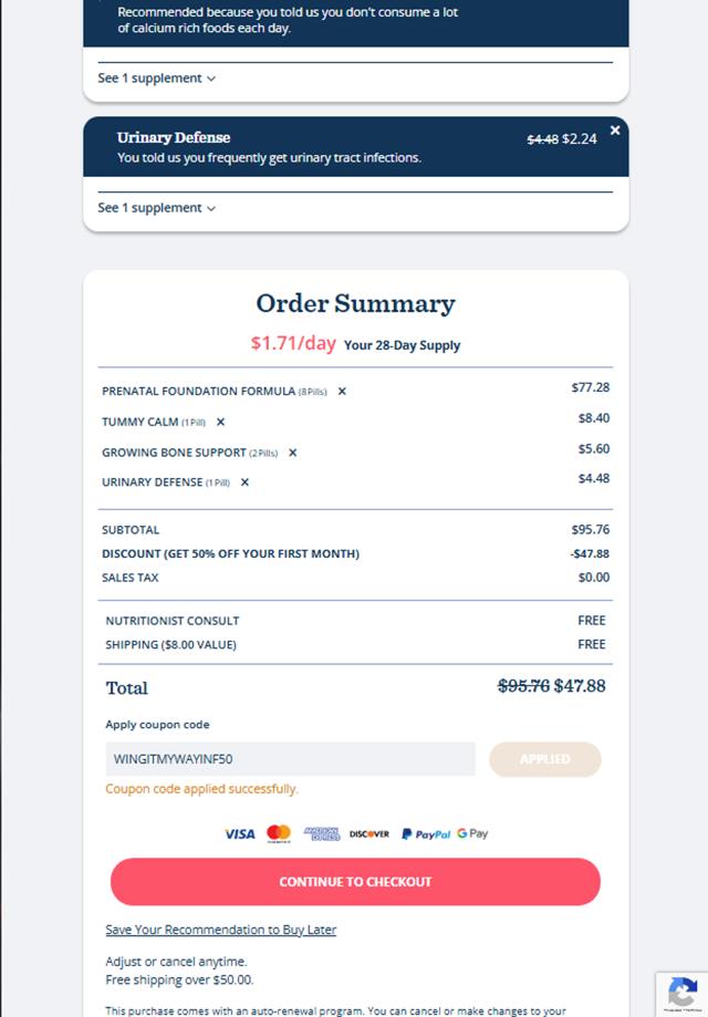 Persona checkout page showing Persona promo code box | Screenshot taken by SimplyCodes community member on Mar 12, 2025