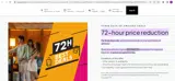 PESTANA72H coupon verification screenshot