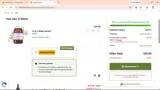 JESSICA15 coupon verification screenshot