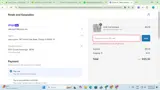 Petals and Keepsakes coupon verification screenshot