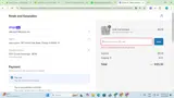 Petals and Keepsakes coupon verification screenshot