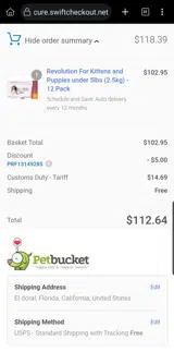 PRF13149285 coupon verification screenshot