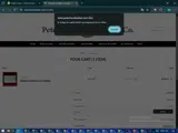 Peterboro Basket Company coupon verification screenshot