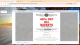 Peterboro Basket Company coupon verification screenshot