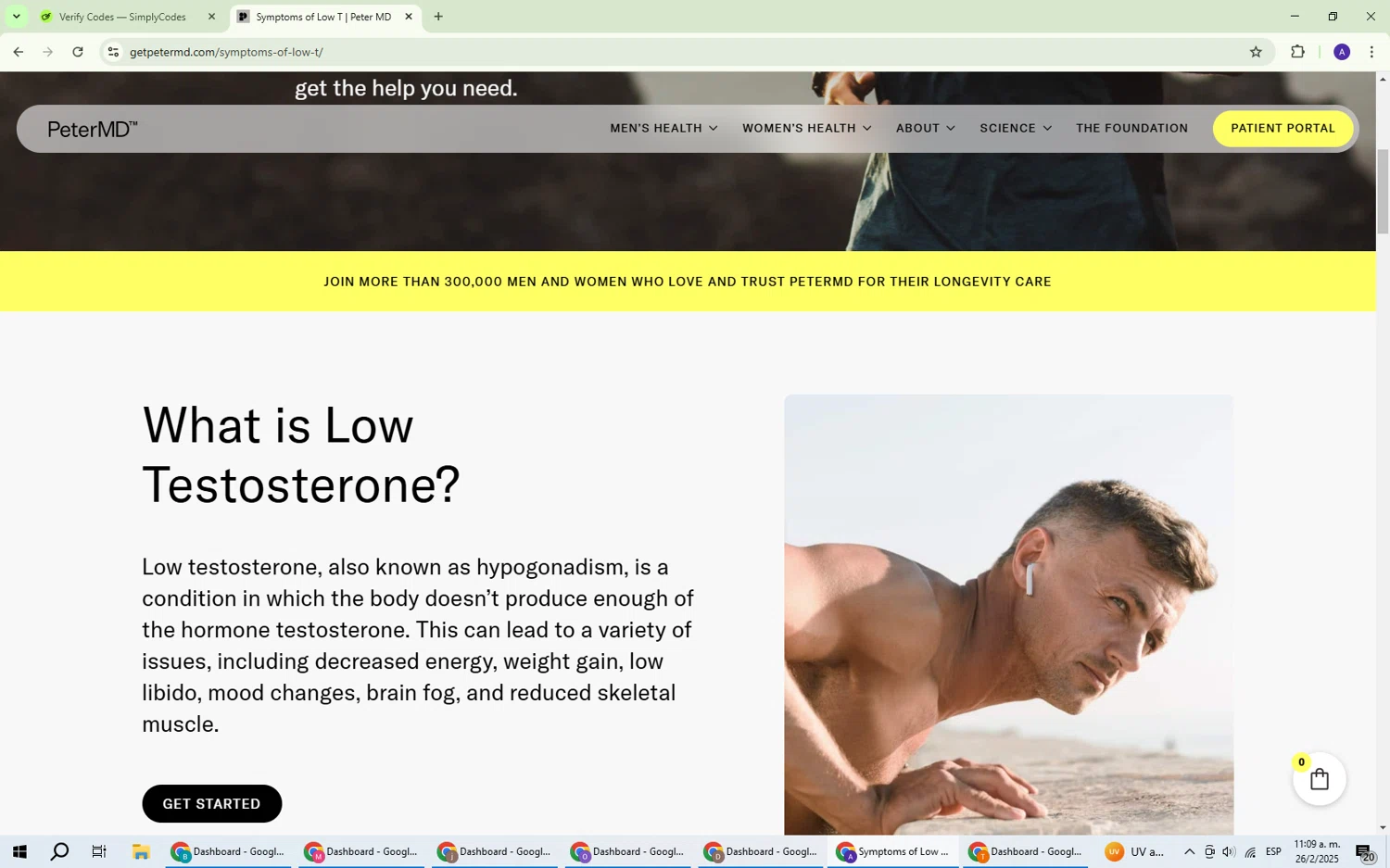 Peter MD promo code screenshot showing code TAKE20 applied at Peter MD checkout page. Uploaded by SimplyCodes community member ThriftySentinel2853 on Feb 26, 2025